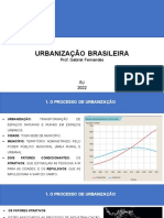 Urbanização Brasileira