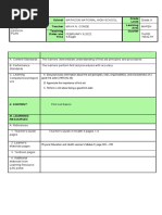 Lesson Plan Cot Grade 9 Health Third MAYA CONDE