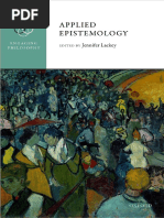 Jennifer Lackey - Applied Epistemology-Oxford University Press (2021)