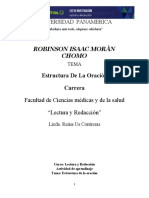 Actividad de Aprendizaje Semana 9. Lectura y Redacción