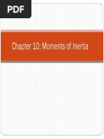 Chapter 10: Moments of Inertia