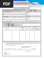 Application For Registration (Federation - National Union) With Checklist