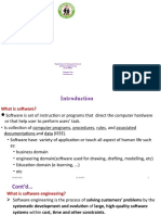 By Kelil Mohammed: Department of Computer Science Software Engineering (Cosc3061) Chapter One