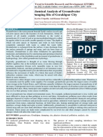 Physico Chemical Analysis of Groundwater Near Dumping Site of Gorakhpur City