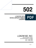 Loadwise 502 RCI Calibration Manual