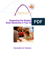 Supporting The Student With Ds Information For Teachers 2014new