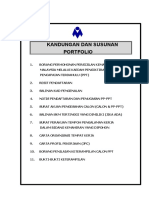 Kandungan Dan Susunan Portfolio