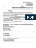 Prueba de Validación 1° Medio