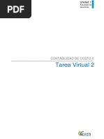 Tarea Virtual 2 CONTABILIDAD DE COSTO