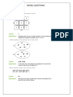 Puzzles: Model Questions