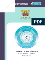 Theory of Knowledge - TOK Handbook 2022