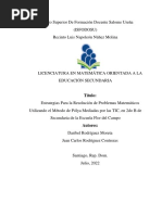 Estrategias para La Resolución de Problemas Matemáticos