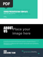 Cursa Powerpoint Template - Dark