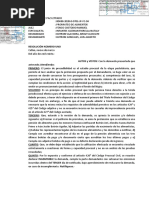 Auto de Inadmisibilidad en Demanda de Prorrateo de Alimentos