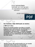 Aula 1 o Que É Ministério