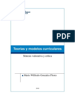 Teoria y Modelos Curriculares