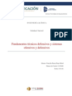 Fundamentos Técnicos Defensivos y Sistemas Ofensivos y Defensivos