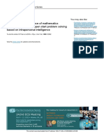 Metacognitive Experience of Mathematics Education Students in Open Start Problem Solving Based On Intrapersonal Intelligence