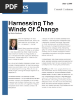 Harnessing The Winds of Change