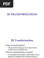 2d Transformations