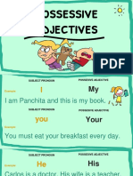 Possessive Adjectives