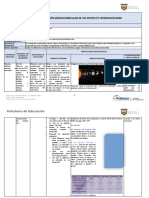 Eloy PLANIFICACIÓN MICROCURRICULAR DE UN PROYECTO INTERDISCIPLINAR