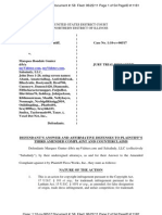 Flava Works vs. Myvidster - Com, Marques Gunter, Salsa Indy, John Does 1-26, Voxel - Net DEFENDANT'S ANSWER AND AFFIRMATIVE DEFENSES TO PLAINTIFF'S THIRD AMENDED COMPLAINT AND COUNTERCLAIMS