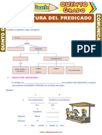 Estructura Del Predicado para Quinto Grado de Primaria