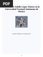 Discurso de Adolfo López Mateos en La Universidad Nacional Autónoma de México