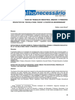 TEXTO 06 ALVES - Notas para o Estudo Do Trabalho Industrial Urbano-Escola Publica