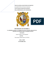 Huepetuhe, Dinamismo Economico Generado Por La Mineria Ilegal