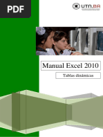 Manual Excel Tablas Dinámicas