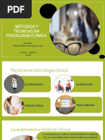 Métodos y Técnicas en Psicología Clínica