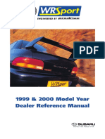 1999 & 2000 Model Year Dealer Reference Manual