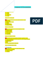 I. Common GI Presentations.: 1. The Mouth