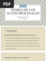 Teoria de Los Actos Procesales