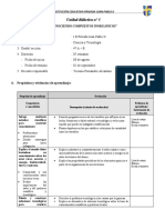 UNIDAD DIDÁCTICA IV - 4to. Ciencia y Tecnología - Química