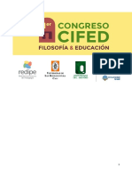 Libro Filosofia y Educacion Cifed 2020..