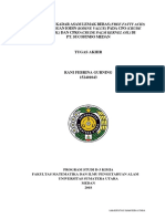 Penentuan Kadar Asam Lemak Bebas (Free Fatty Acid) Dan Bilangan Iodin (Iodine Value) Pada Cpo (Crude Pt. Sucofindo Medan