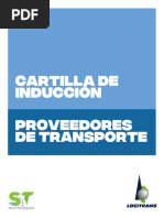 Cartilla Inducción Proveedores de Transporte