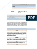 Acta de Constitución Del Proyecto