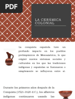 La Cerámica Colonial