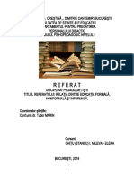 X - Referat Pedagogie 1 Si 2 - Relatia Dintre Educatia Formala, Nonformala Si Informala