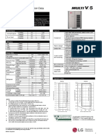 ARUM260LTE5: LGE MULTI V 5 Specification Data