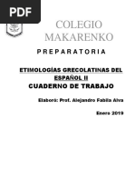 Cuaderno de Etimologias II