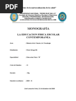 MONOGRAFIA Historia de La Educa Fisica