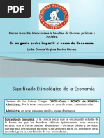 Cap 1 GENERALIDADES DE LA CIENCIA ECONOMICA Parte I