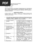 Finanzas 1 Laboratorio No. 2 - 2022