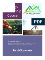 14 Days Discipleship Course With Bro Femi Oluyamoju