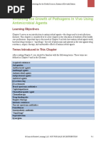 Inhibiting The Growth of Pathogens in Vivo Using Antimicrobial Agents